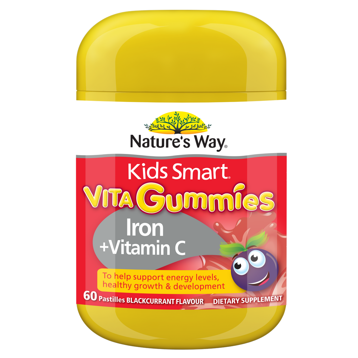 Nature's Way Kids Smart Iron Vitamin C Vita Gummies