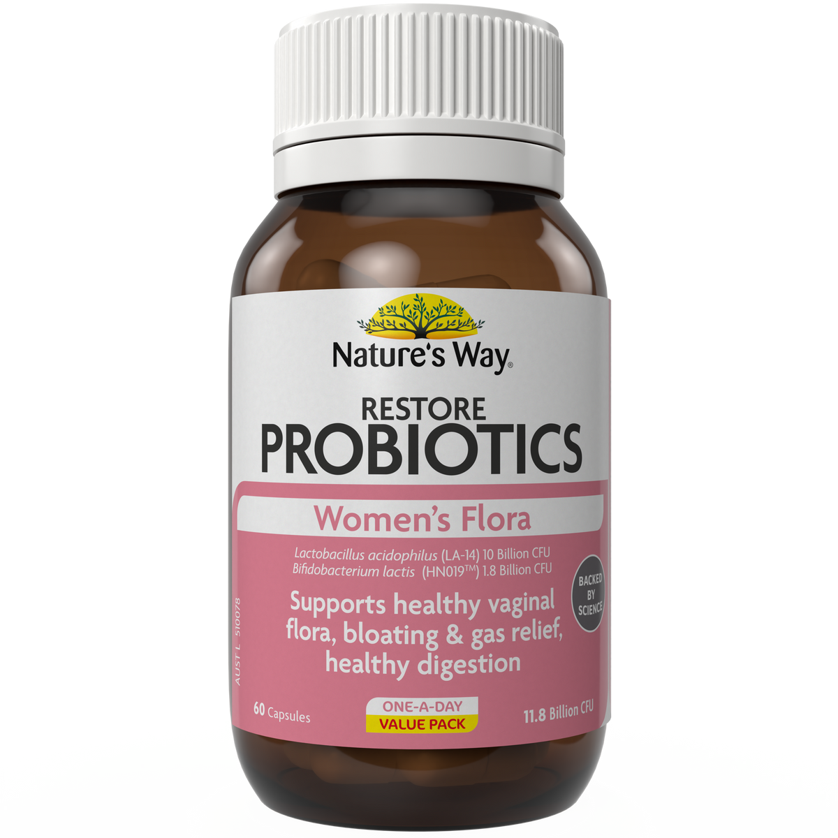 Men vi sinh Nature's Way Restore Probiotics Women's Flora