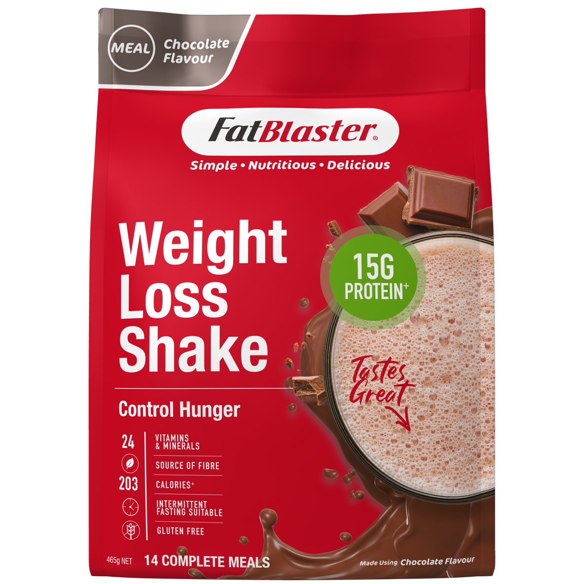 Fatblaster Weight Loss Shake Red Pouch