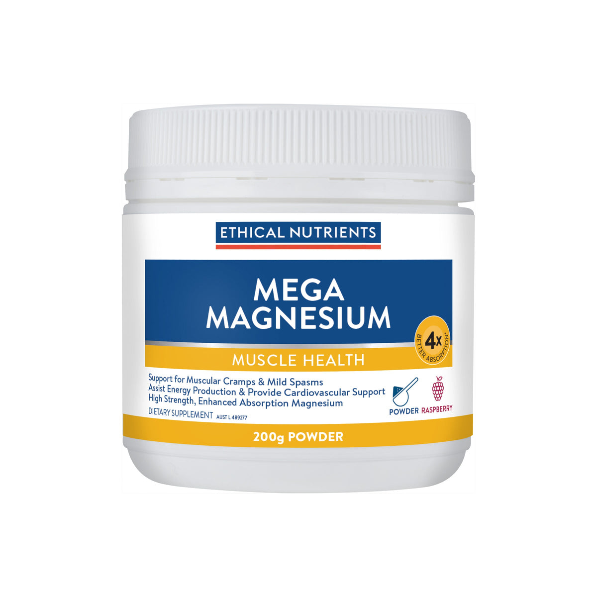 Ethical Nutrients Mega Magnesium vị Raspberry