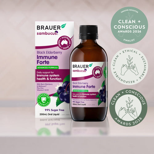 Brauer Sambucus Black Elderberry Immune Forte 200ml