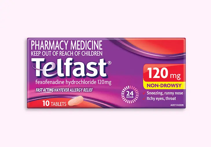 Telfast Hayfever Allergy Relief 120mg Non-Drowsy