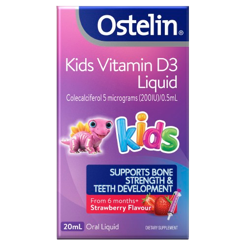 Ostelin Vitamin D3 Kids cho bé từ 6 tháng tuổi