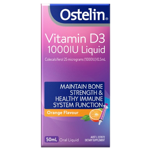 Ostelin Vitamin D3 1000IU Liquid 50ml
