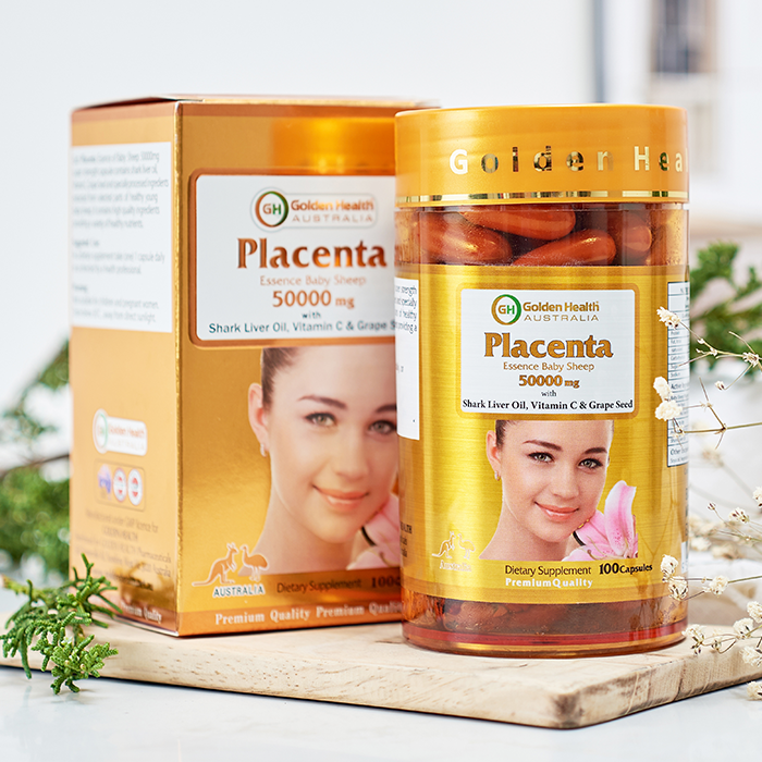 Golden Health Placenta Essence 50000mg 100 viên