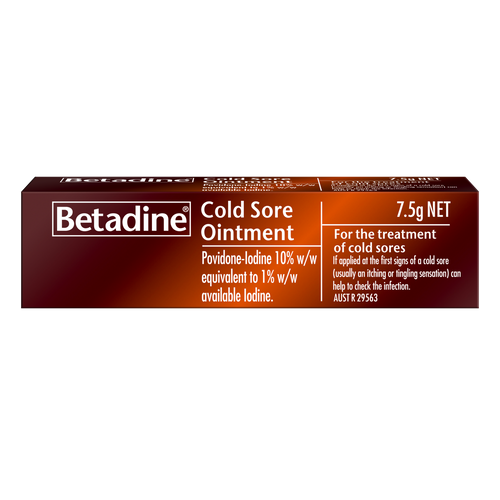 Betadine Cold Sore Ointment 7.5g