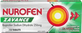 Nurofen Zavance Ibuprofen 256mg Fast Pain Relief