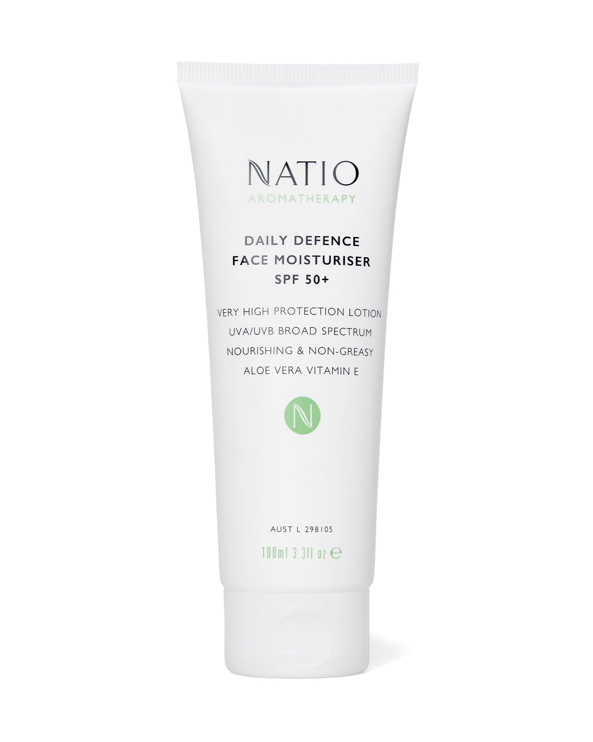 Kem dưỡng chống nắng Natio Daily Defence Face Moisturiser SPF 50+ 100ml